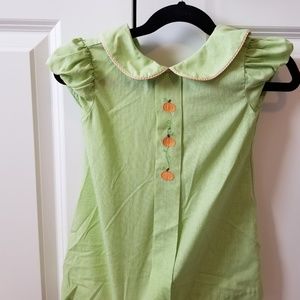 Green pumpkin dress